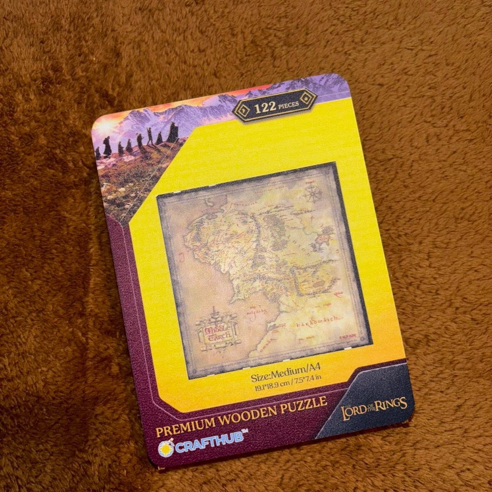CraftHub Lord of the Rings Wooden Puzzle